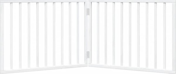 VidaXL Zábrana pro psy skládací 2 panely 160 cm topolové dřevo [352184] Barva: Přírodní