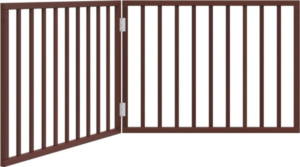 VidaXL Zábrana pro psy skládací 2 panely 160 cm topolové dřevo [352184] Barva: Přírodní
