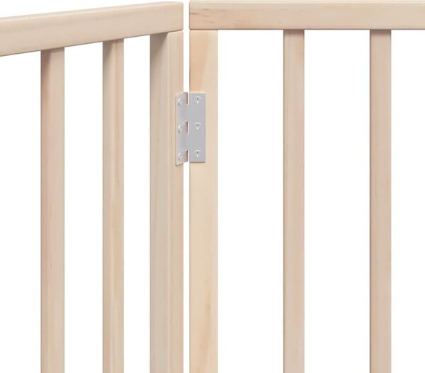 VidaXL Zábrana pro psy skládací 3 panely 150 cm topolové dřevo [352172] Barva: Přírodní