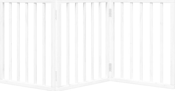 VidaXL Zábrana pro psy skládací 3 panely 150 cm topolové dřevo [352172] Barva: Přírodní