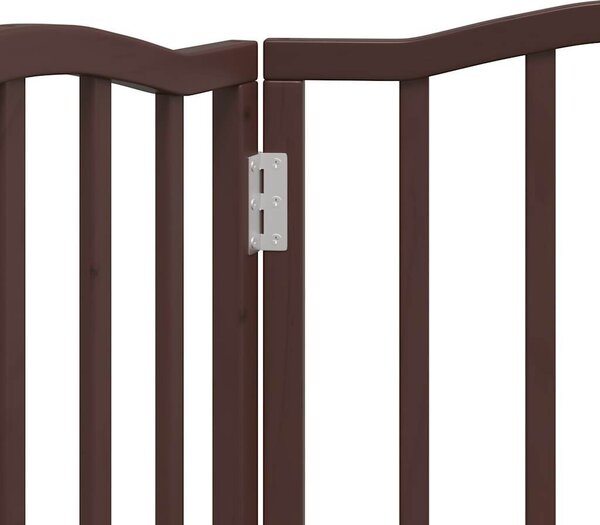 VidaXL Zábrana pro psy skládací 3 panely 150 cm topolové dřevo [352230] Barva: Bílá