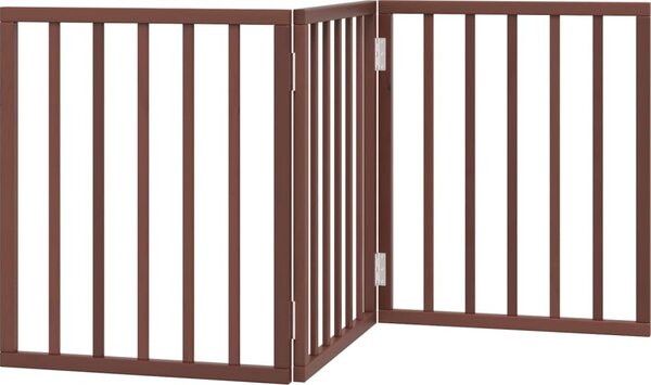 VidaXL Zábrana pro psy skládací 3 panely 150 cm topolové dřevo [352172] Barva: Přírodní