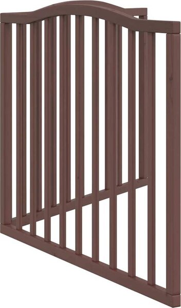 VidaXL Zábrana pro psy skládací 2 panely 160 cm topolové dřevo [352224] Barva: Bílá