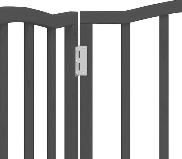 VidaXL Zábrana pro psy skládací 3 panely 150 cm topolové dřevo [352230] Barva: Bílá