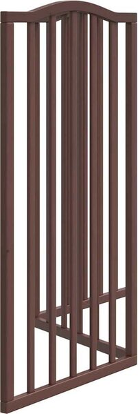 VidaXL Zábrana pro psy skládací 3 panely 150 cm topolové dřevo [352230] Barva: Bílá