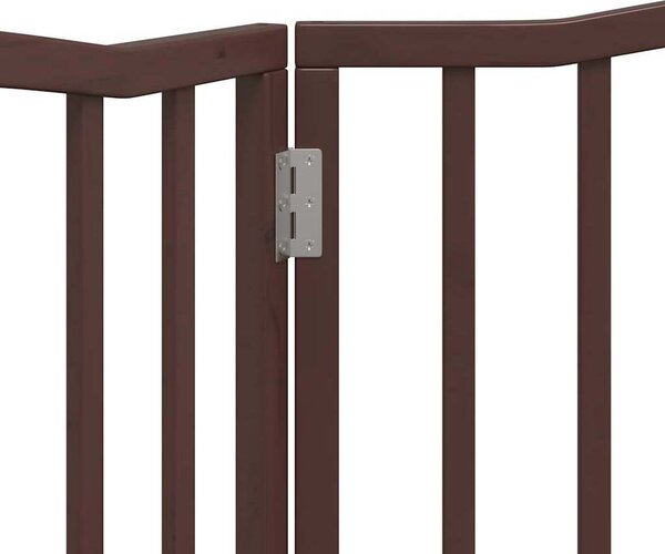 VidaXL Zábrana pro psy skládací 2 panely 160 cm topolové dřevo [352224] Barva: Bílá