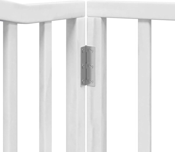 VidaXL Zábrana pro psy s dvířky skládací 4 panely 320 cm [352211] Barva: Přírodní