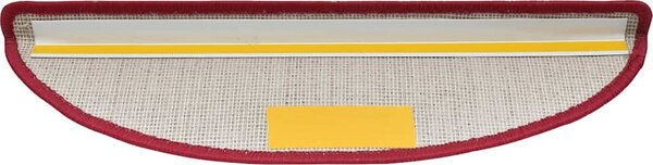 VidaXL Samolepicí schodové rohože 20 ks 56 x 17 x 3 cm [3365785] Barva: Tmavě šedá