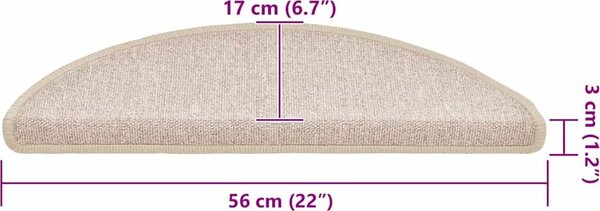 VidaXL Samolepicí schodové rohože 20 ks 56 x 17 x 3 cm [3365785] Barva: Tmavě šedá