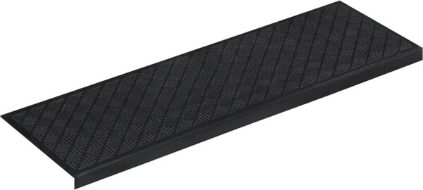 VidaXL Nášlapy na schody 10 ks 25 x 75 cm guma [155643]