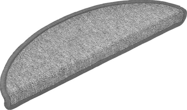 VidaXL Samolepicí schodové rohože 20 ks 56 x 17 x 3 cm [3365785] Barva: Tmavě šedá