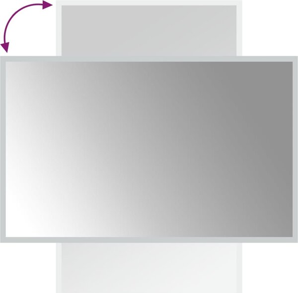 VidaXL Koupelnové zrcadlo s LED osvětlením 50x80 cm [3154080]