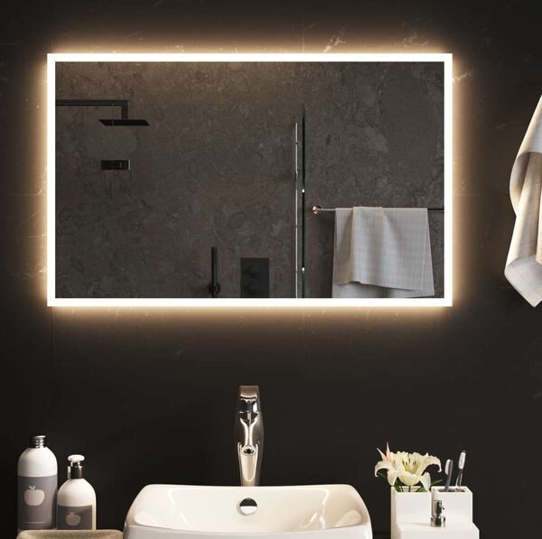 VidaXL Koupelnové zrcadlo s LED osvětlením 50x80 cm [3154080]