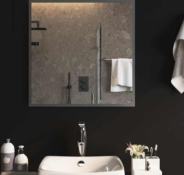 VidaXL Koupelnové zrcadlo s LED osvětlením 60 x 60 cm [151759]