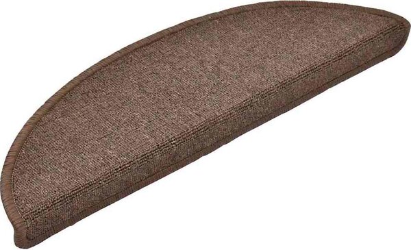VidaXL Samolepicí schodové rohože 20 ks 56 x 17 x 3 cm [3365785] Barva: Tmavě šedá