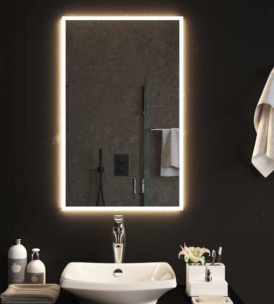 VidaXL Koupelnové zrcadlo s LED osvětlením 50x80 cm [3154080]