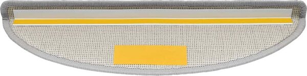 VidaXL Samolepicí schodové rohože 20 ks 56 x 17 x 3 cm [3365785] Barva: Tmavě šedá