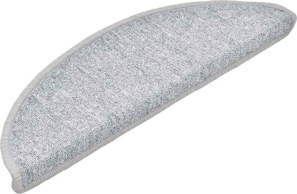 VidaXL Samolepicí schodové rohože 20 ks 56 x 17 x 3 cm [3365785] Barva: Tmavě šedá