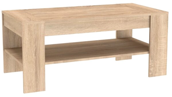 Konferenční stolek ZEN Bílá, Šířka: 100 cm, Výška: 52 cm