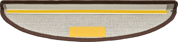 VidaXL Samolepicí schodové rohože 20 ks 56 x 17 x 3 cm [3365785] Barva: Tmavě šedá