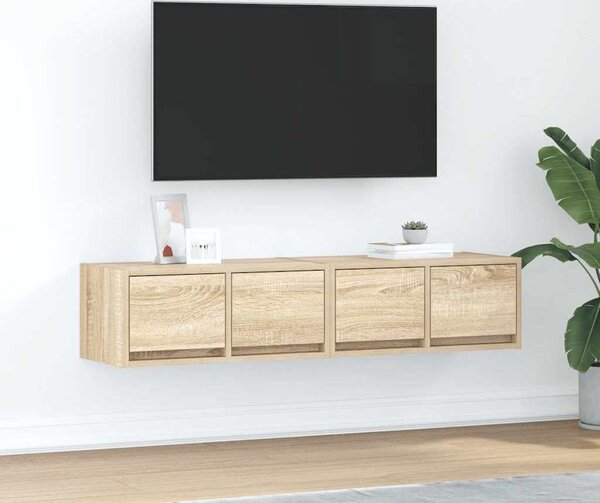 VidaXL TV skříňky 2 ks 60x31x25,5 cm Dřevěné konstrukce [861495] Barva: Betonová šedá