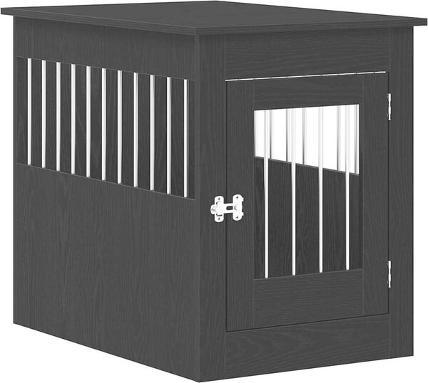 VidaXL Psí bouda a koncový stolek 55x80x68 cm kompozit [862176] Barva: kouřový dub