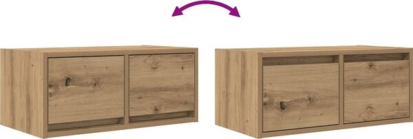 VidaXL TV skříňka 60x31x25,5 cm kompozitní dřevo [861506] Barva: Staré dřevo