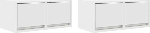 VidaXL TV skříňky 2 ks 60x31x25,5 cm Dřevěné konstrukce [861495] Barva: Betonová šedá