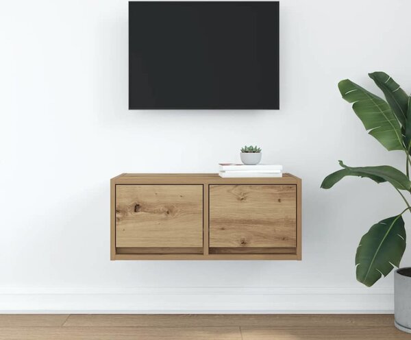 VidaXL TV skříňka 60x31x25,5 cm kompozitní dřevo [861506] Barva: Staré dřevo