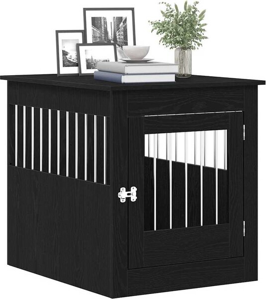 VidaXL Psí bouda a koncový stolek 64,5x80x71 cm kompozit [862177] Barva: dub sonoma