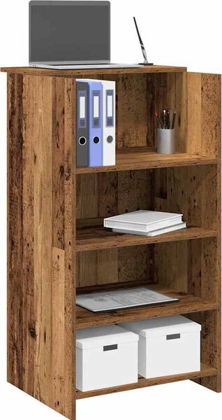 VidaXL Recepční stůl 55x50x103,5 cm kompozitní dřevo [859015] Barva: Staré dřevo