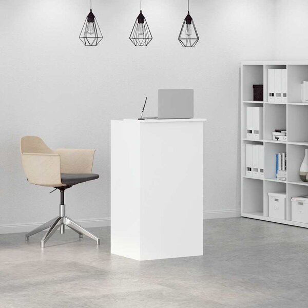 VidaXL Recepční stůl 55x50x103,5 cm kompozitní dřevo [859015] Barva: Černá
