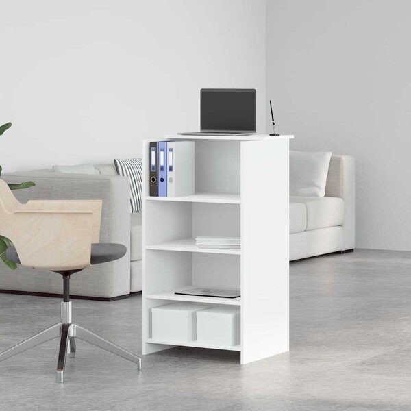 VidaXL Recepční stůl 55x50x103,5 cm kompozitní dřevo [859015] Barva: Černá