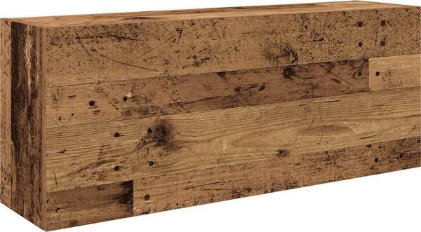 VidaXL Koupelnová nástěnná skříňka 100x25x40 cm kompozitní dřevo [860109] Barva: Betonová šedá