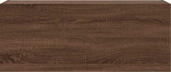 VidaXL Koupelnová nástěnná skříňka 100x25x40 cm kompozitní dřevo [860109] Barva: Betonová šedá