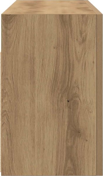 VidaXL Koupelnová nástěnná skříňka 80 x 25 x 40 cm kompozit [860093] Barva: dub sonoma