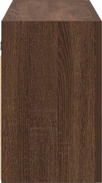 VidaXL Koupelnová nástěnná skříňka 100x25x40 cm kompozitní dřevo [860109] Barva: Betonová šedá