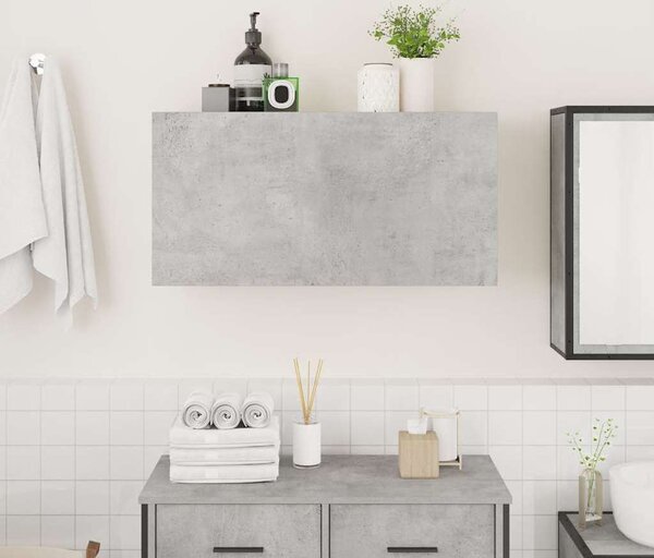 VidaXL Koupelnová nástěnná skříňka 80 x 25 x 40 cm kompozit [860093] Barva: dub sonoma