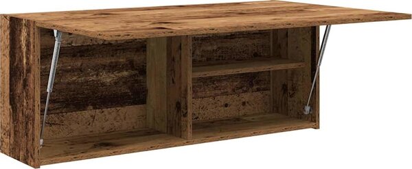 VidaXL Koupelnová nástěnná skříňka 100x25x40 cm kompozitní dřevo [860109] Barva: Betonová šedá