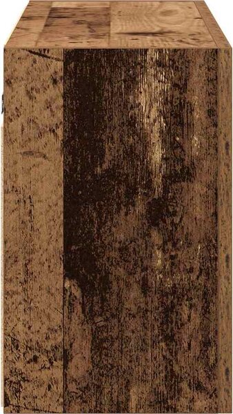 VidaXL Koupelnová nástěnná skříňka 100x25x40 cm kompozitní dřevo [860109] Barva: Betonová šedá