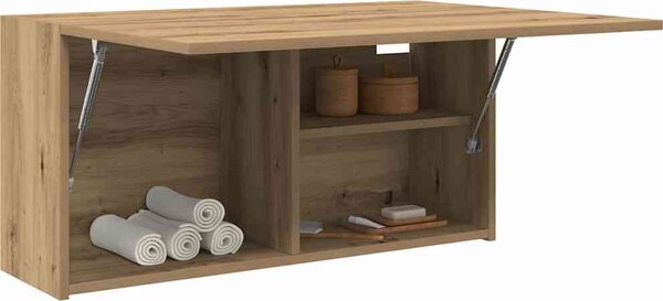 VidaXL Koupelnová nástěnná skříňka 80 x 25 x 40 cm kompozit [860093] Barva: dub sonoma