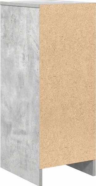 VidaXL Příborník 29,5x34x76 cm kompozitní dřevo [861637] Barva: Bílá