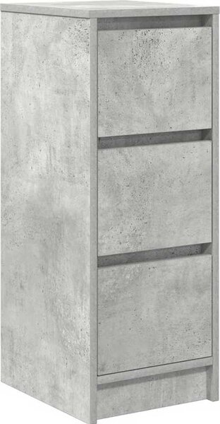 VidaXL Příborník 29,5x34x76 cm kompozitní dřevo [861637] Barva: Bílá