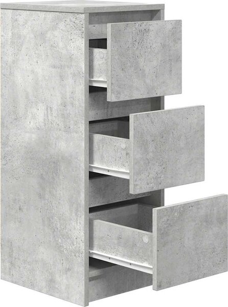 VidaXL Příborník 29,5x34x76 cm kompozitní dřevo [861637] Barva: Bílá