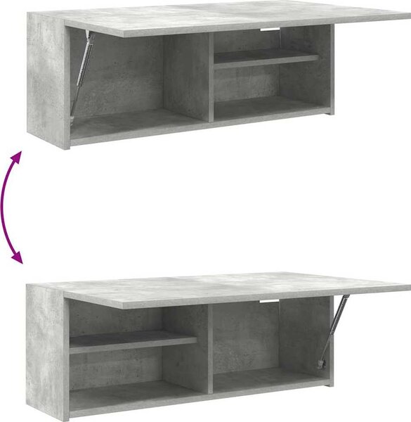 VidaXL Koupelnová nástěnná skříňka 80 x 25 x 30 cm kompozit [860079] Barva: Bílá