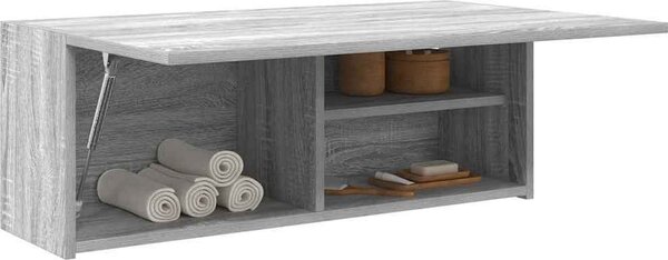 VidaXL Koupelnová nástěnná skříňka 80 x 25 x 30 cm kompozit [860079] Barva: Bílá