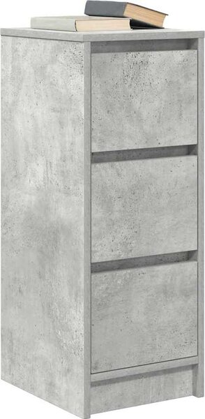 VidaXL Příborník 29,5x34x76 cm kompozitní dřevo [861637] Barva: Bílá