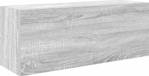 VidaXL Koupelnová nástěnná skříňka 80 x 25 x 30 cm kompozit [860079] Barva: Bílá