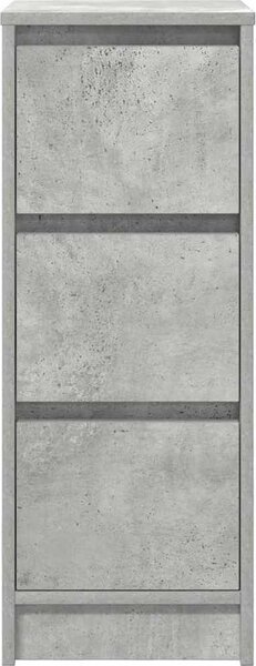 VidaXL Příborník 29,5x34x76 cm kompozitní dřevo [861637] Barva: Bílá