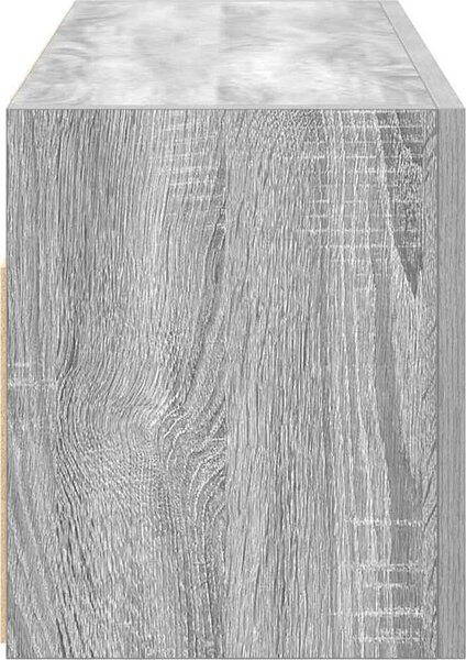 VidaXL Koupelnová nástěnná skříňka 80 x 25 x 30 cm kompozit [860079] Barva: Bílá